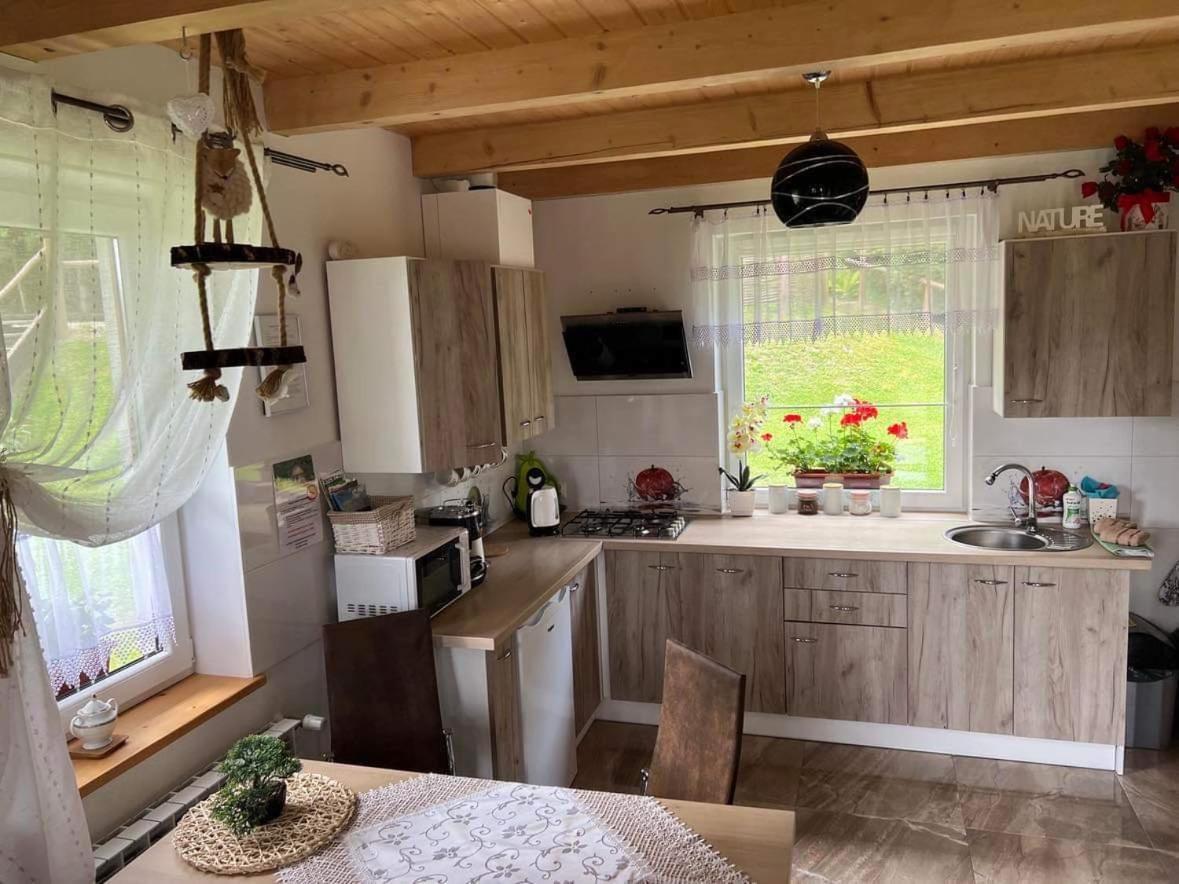 Domki Pod Polana Lesko Exteriör bild